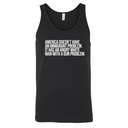 America Doesn’t Have an Immigrant Problem. It Has an Angry White Man With a Gun Problem Unisex Tank Top-T-Shirt-The Original God Ain't Petty But I Am