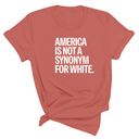 America Is Not a Synonym for White Unisex Tee-T-Shirt-The Original God Ain't Petty But I Am