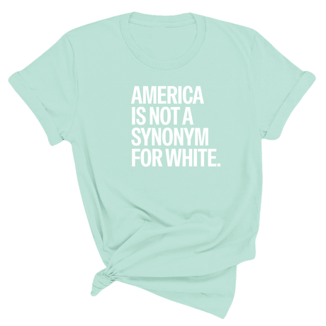 America Is Not a Synonym for White Unisex Tee-T-Shirt-The Original God Ain't Petty But I Am