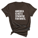 America Is Not a Synonym for White Unisex Tee-T-Shirt-The Original God Ain't Petty But I Am