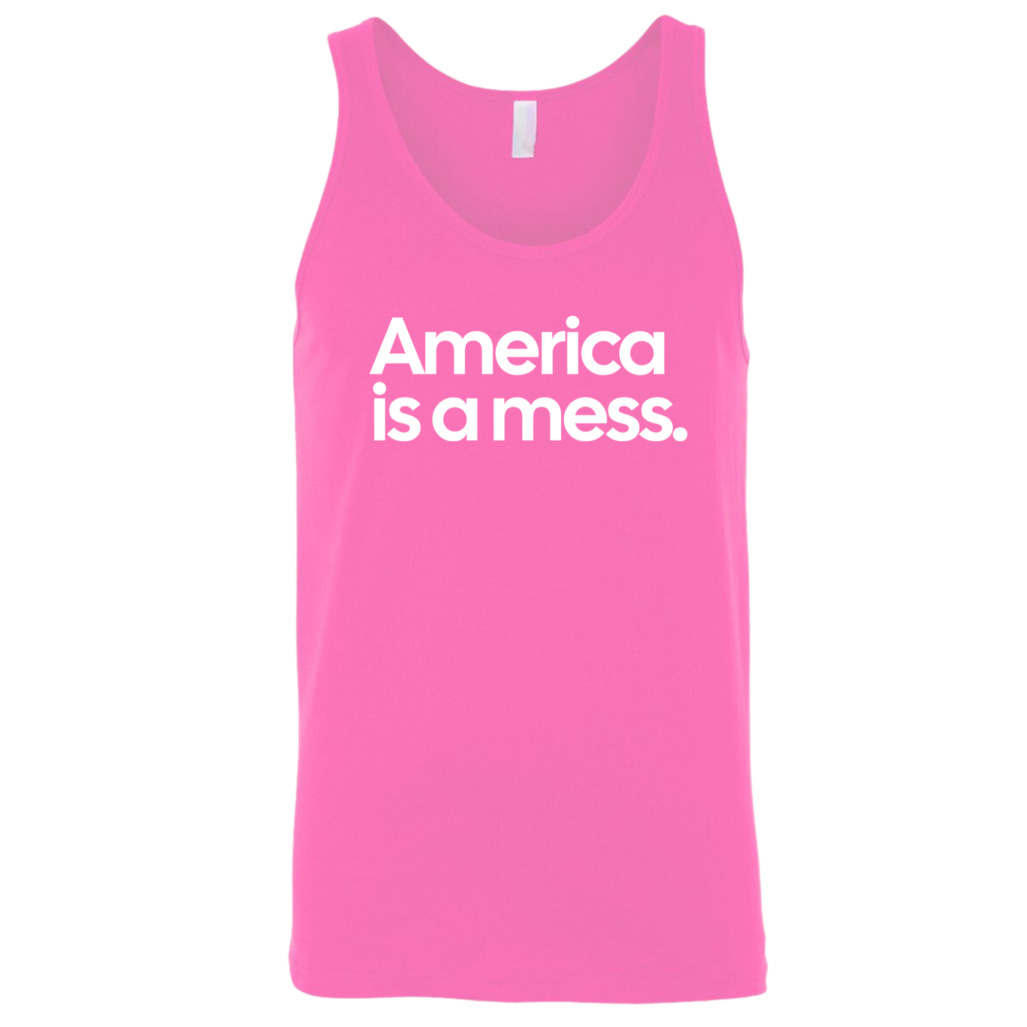 America Is a Mess Unisex Tank Top-T-Shirt-The Original God Ain't Petty But I Am