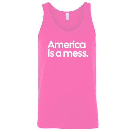 America Is a Mess Unisex Tank Top-T-Shirt-The Original God Ain't Petty But I Am