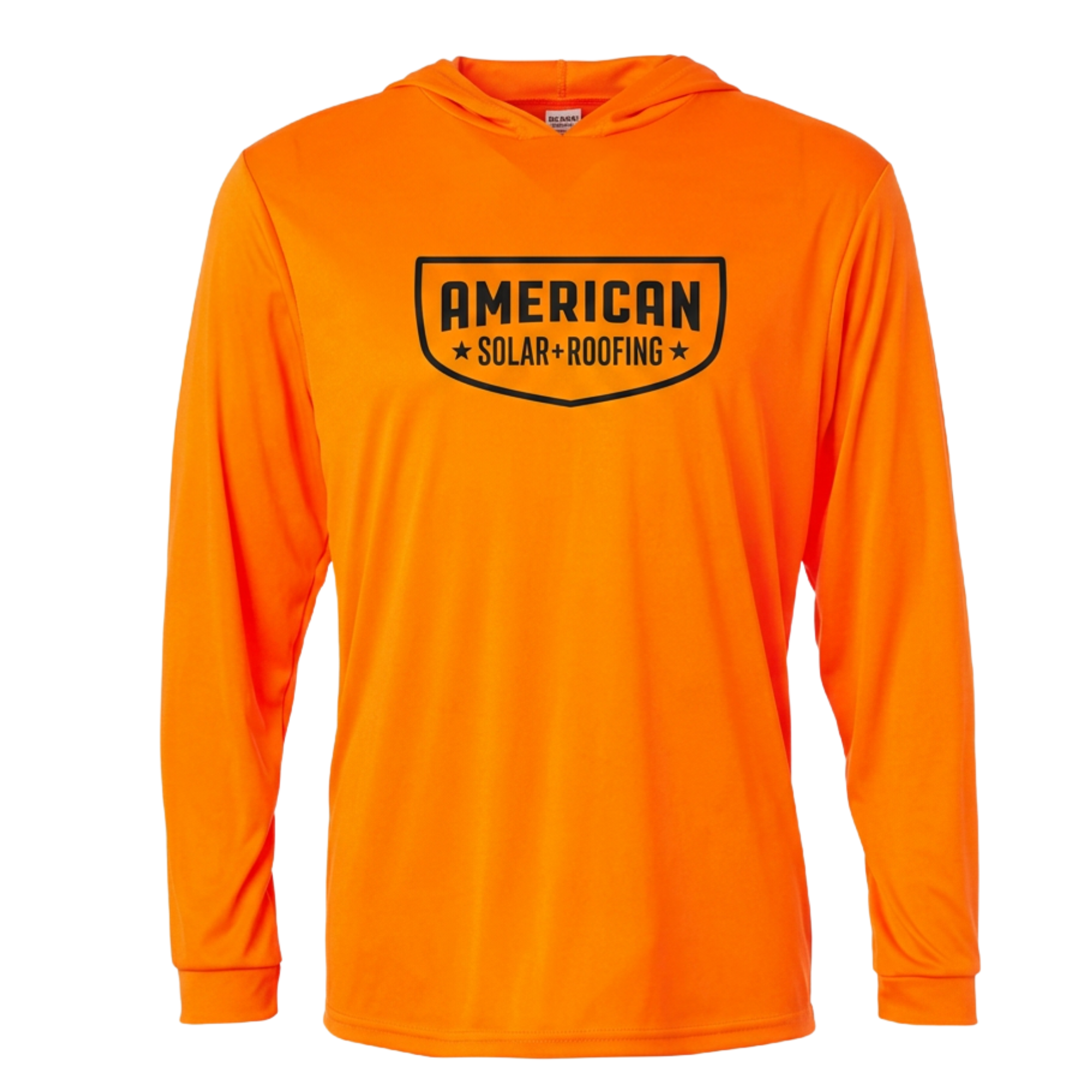 American Solar Roofing Microfiber Performance hoodie (CUSTOMS)