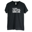 As a former “GO HIGH” Democrat, it’s nice to see them going low *BLACK V-NECK* Unisex Tee-T-Shirt-The Original God Ain't Petty But I Am