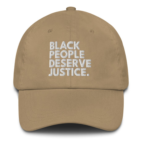 Black People Deserve Justice Dad hat-The Original God Ain't Petty But I Am