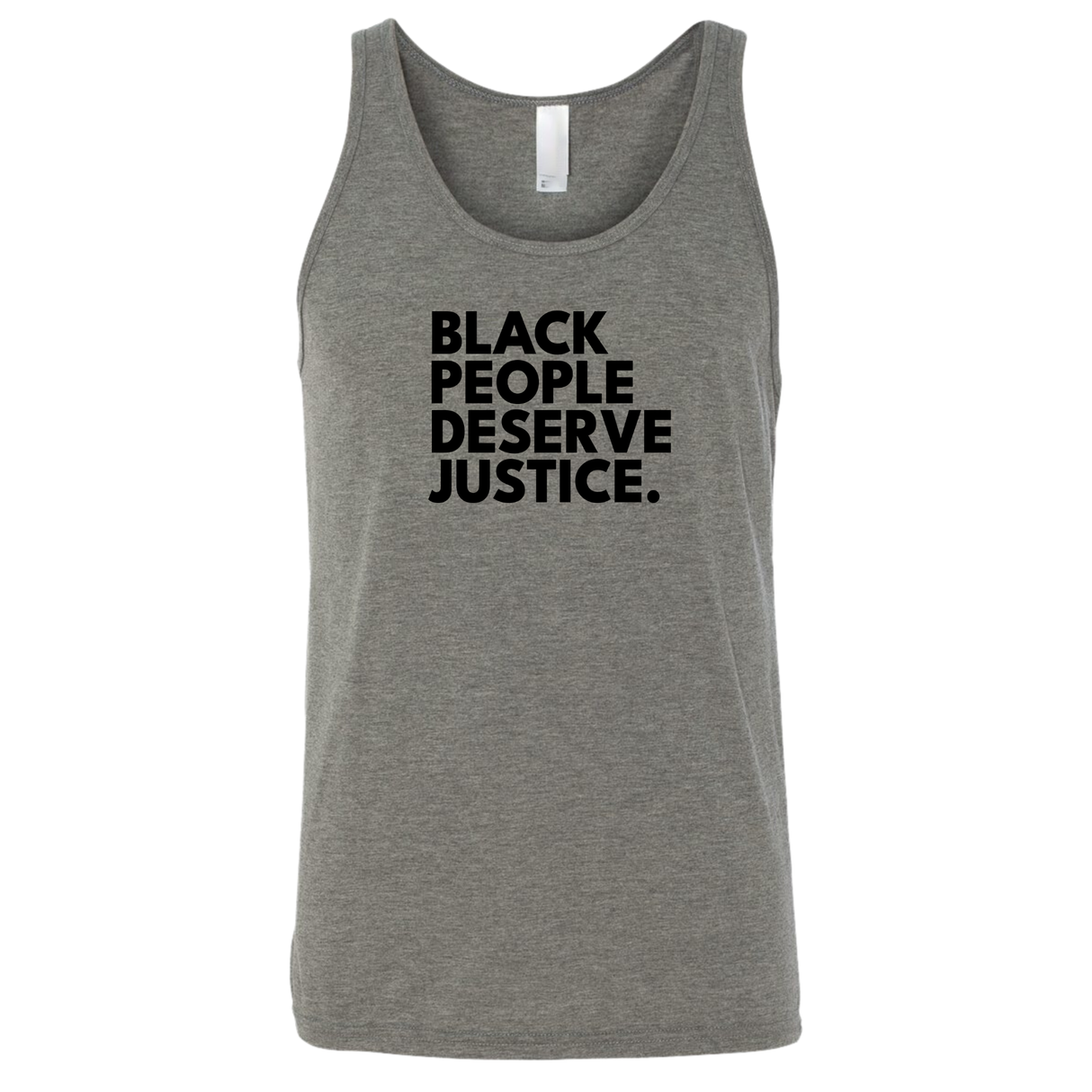 Black People Deserve Justice Unisex Tank Top-T-Shirt-The Original God Ain't Petty But I Am