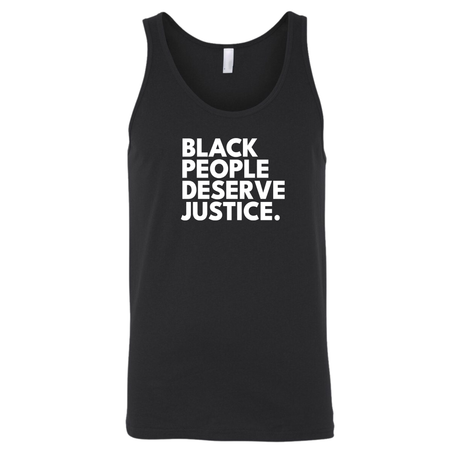 Black People Deserve Justice Unisex Tank Top-T-Shirt-The Original God Ain't Petty But I Am