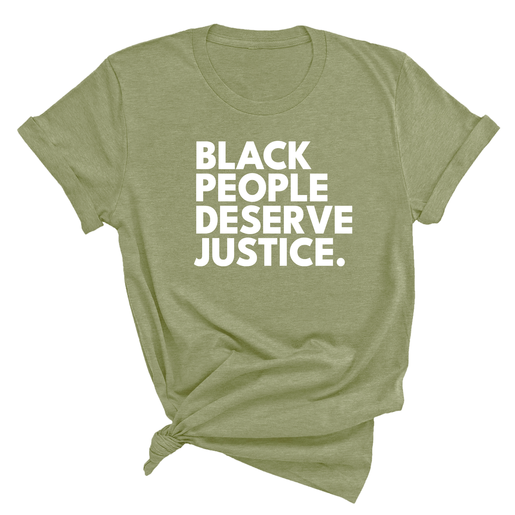 Black People Deserve Justice Unisex Tee-T-Shirt-The Original God Ain't Petty But I Am