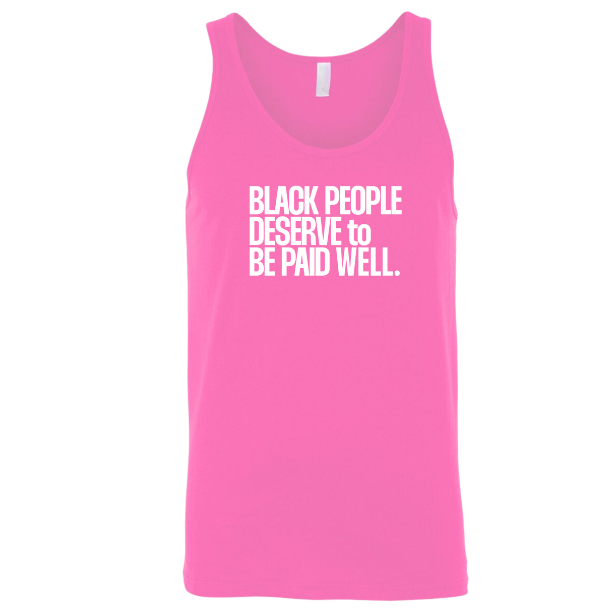 Black People Deserve to Be Paid Well Unisex Tank Top-T-Shirt-The Original God Ain't Petty But I Am