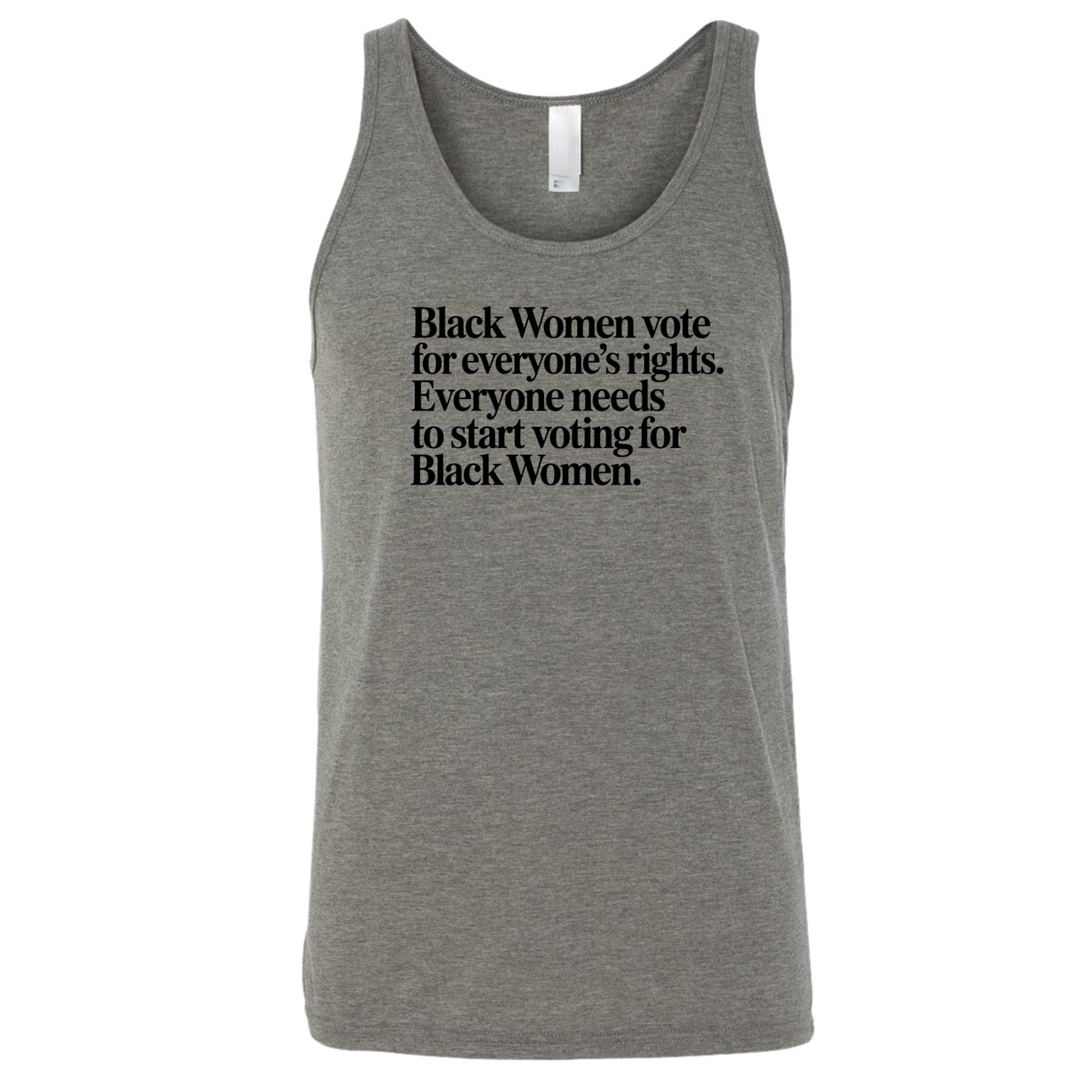 Black Women vote for everyone's rights. Everyone needs to start voting for Black Women Unisex Tank Top-T-Shirt-The Original God Ain't Petty But I Am