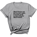 Black Women vote for everyone's rights. Everyone needs to start voting for Black Women Unisex Tee-T-Shirt-The Original God Ain't Petty But I Am