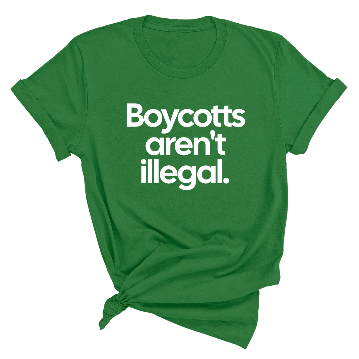 Boycotts Aren't Illegal Unisex Tee-T-Shirt-The Original God Ain't Petty But I Am