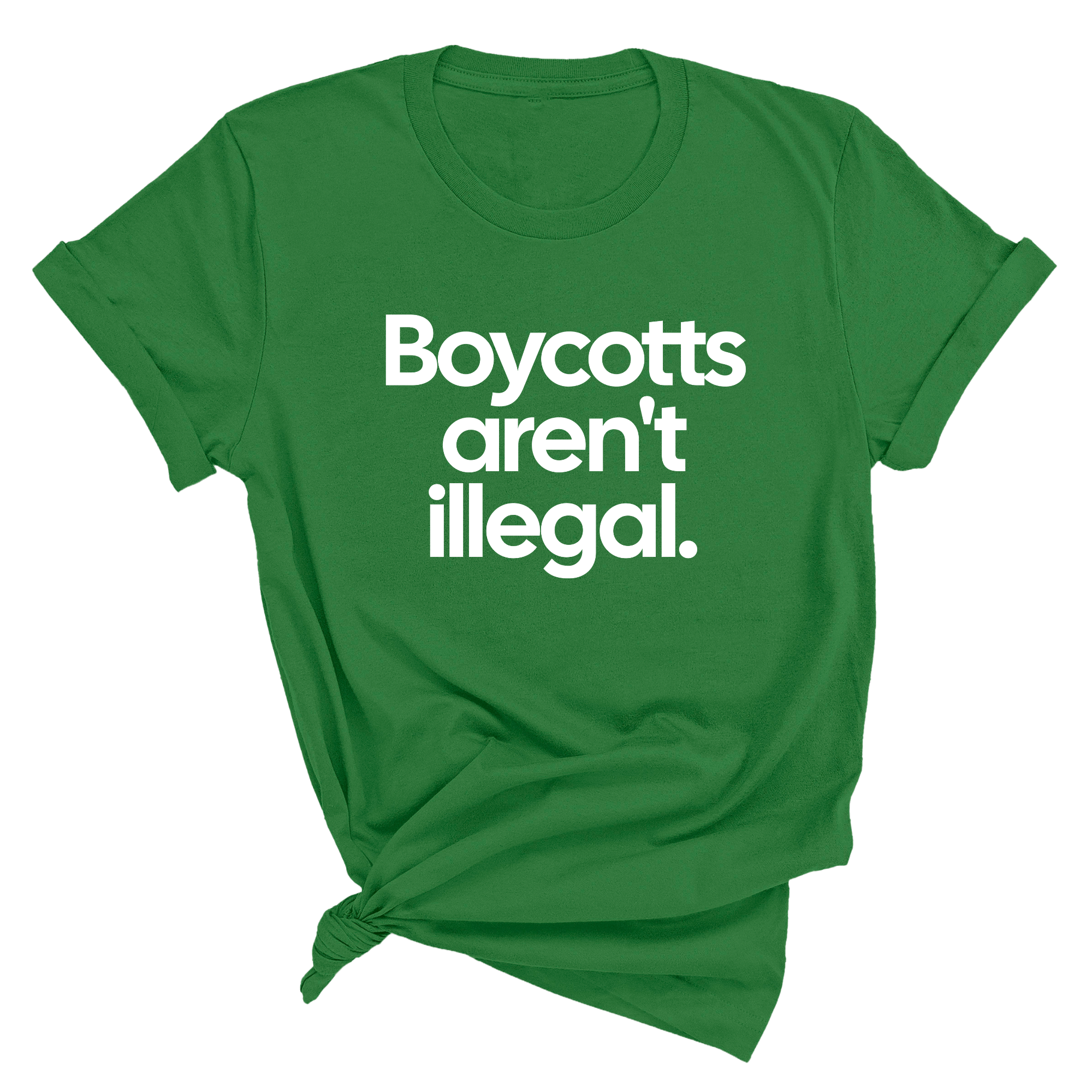 Boycotts Aren't Illegal Unisex Tee-T-Shirt-The Original God Ain't Petty But I Am