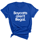 Boycotts Aren't Illegal Unisex Tee-T-Shirt-The Original God Ain't Petty But I Am