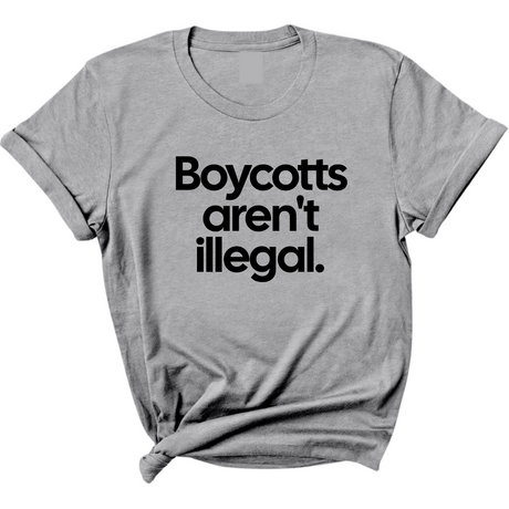 Boycotts Aren't Illegal Unisex Tee-T-Shirt-The Original God Ain't Petty But I Am