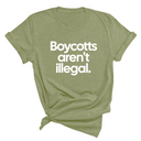 Boycotts Aren't Illegal Unisex Tee-T-Shirt-The Original God Ain't Petty But I Am