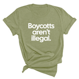 Boycotts Aren't Illegal Unisex Tee-T-Shirt-The Original God Ain't Petty But I Am