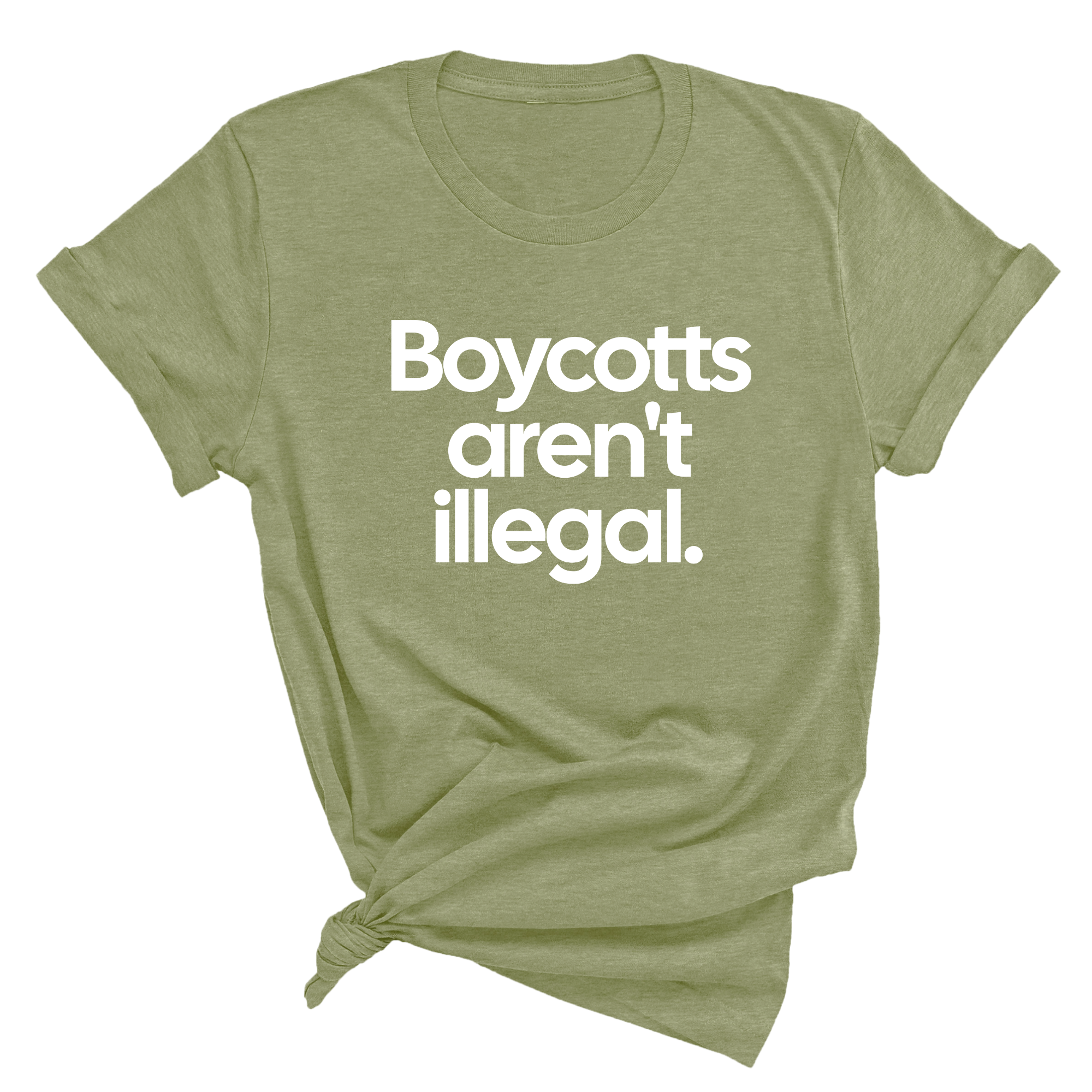 Boycotts Aren't Illegal Unisex Tee-T-Shirt-The Original God Ain't Petty But I Am