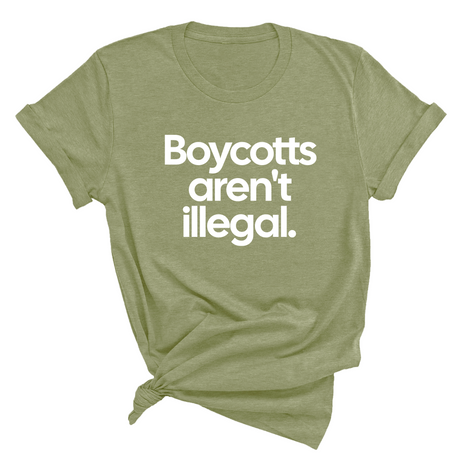 Boycotts Aren't Illegal Unisex Tee-T-Shirt-The Original God Ain't Petty But I Am