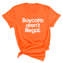 Boycotts Aren't Illegal Unisex Tee-T-Shirt-The Original God Ain't Petty But I Am