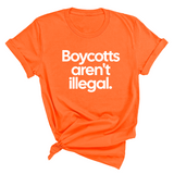 Boycotts Aren't Illegal Unisex Tee-T-Shirt-The Original God Ain't Petty But I Am