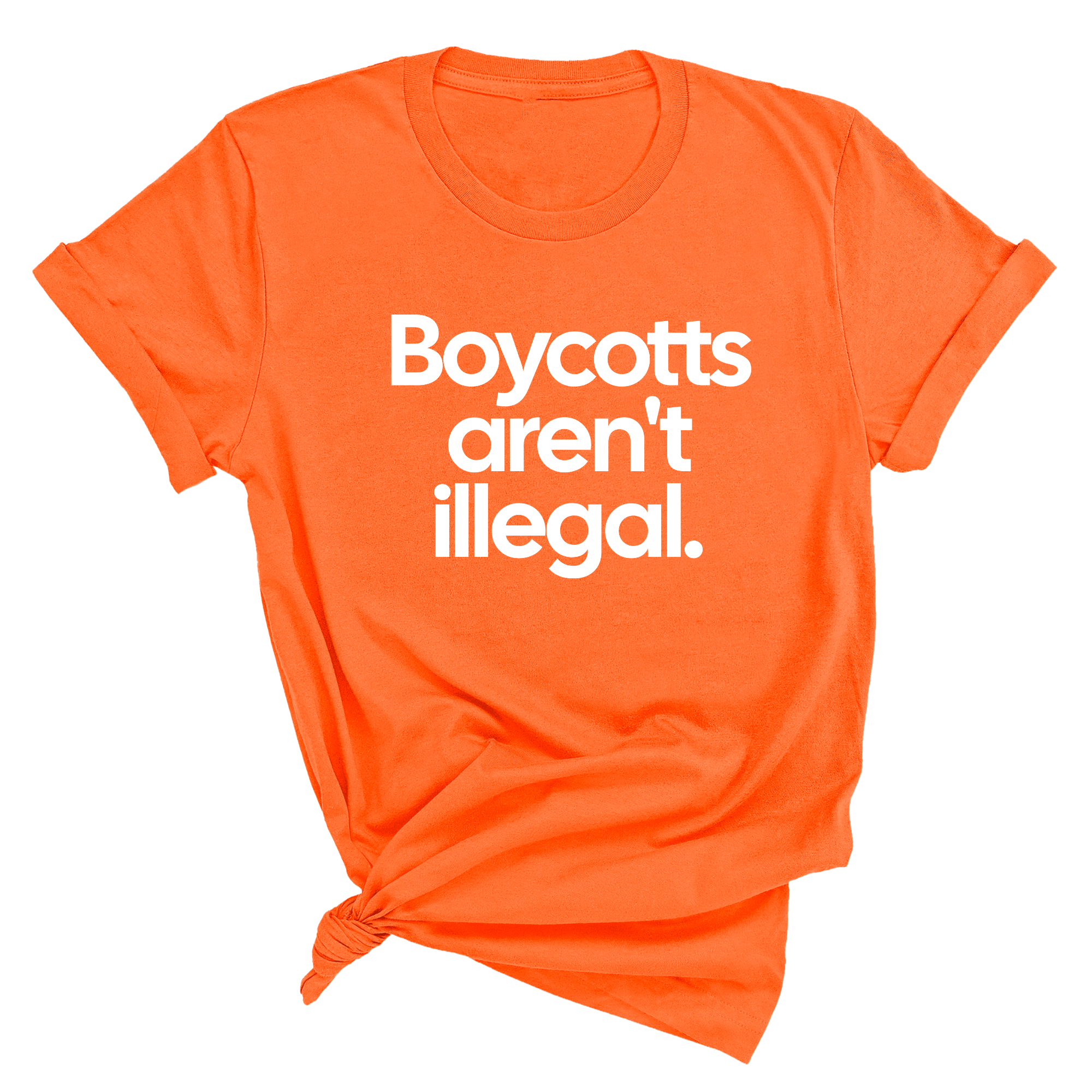 Boycotts Aren't Illegal Unisex Tee-T-Shirt-The Original God Ain't Petty But I Am