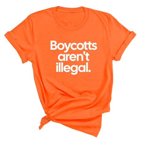 Boycotts Aren't Illegal Unisex Tee-T-Shirt-The Original God Ain't Petty But I Am