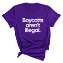 Boycotts Aren't Illegal Unisex Tee-T-Shirt-The Original God Ain't Petty But I Am