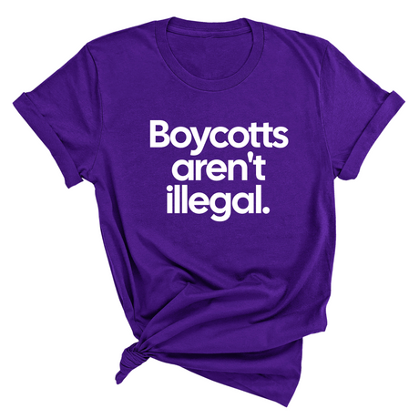 Boycotts Aren't Illegal Unisex Tee-T-Shirt-The Original God Ain't Petty But I Am