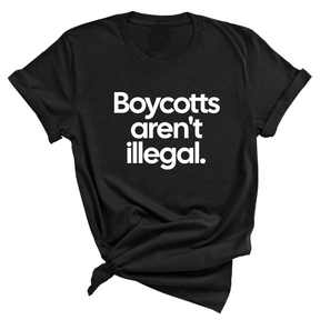 Boycotts Aren't Illegal Unisex Tee-T-Shirt-The Original God Ain't Petty But I Am
