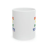 Breaking News I'm Bout to be Petty (Rainbow) Mug 11oz-Mug-The Original God Ain't Petty But I Am