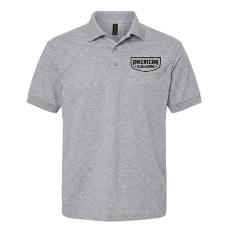 *CUSTOMS* American Solar Roofing Microfiber Performance Ring Spun POLO-T-Shirt-The Original God Ain't Petty But I Am