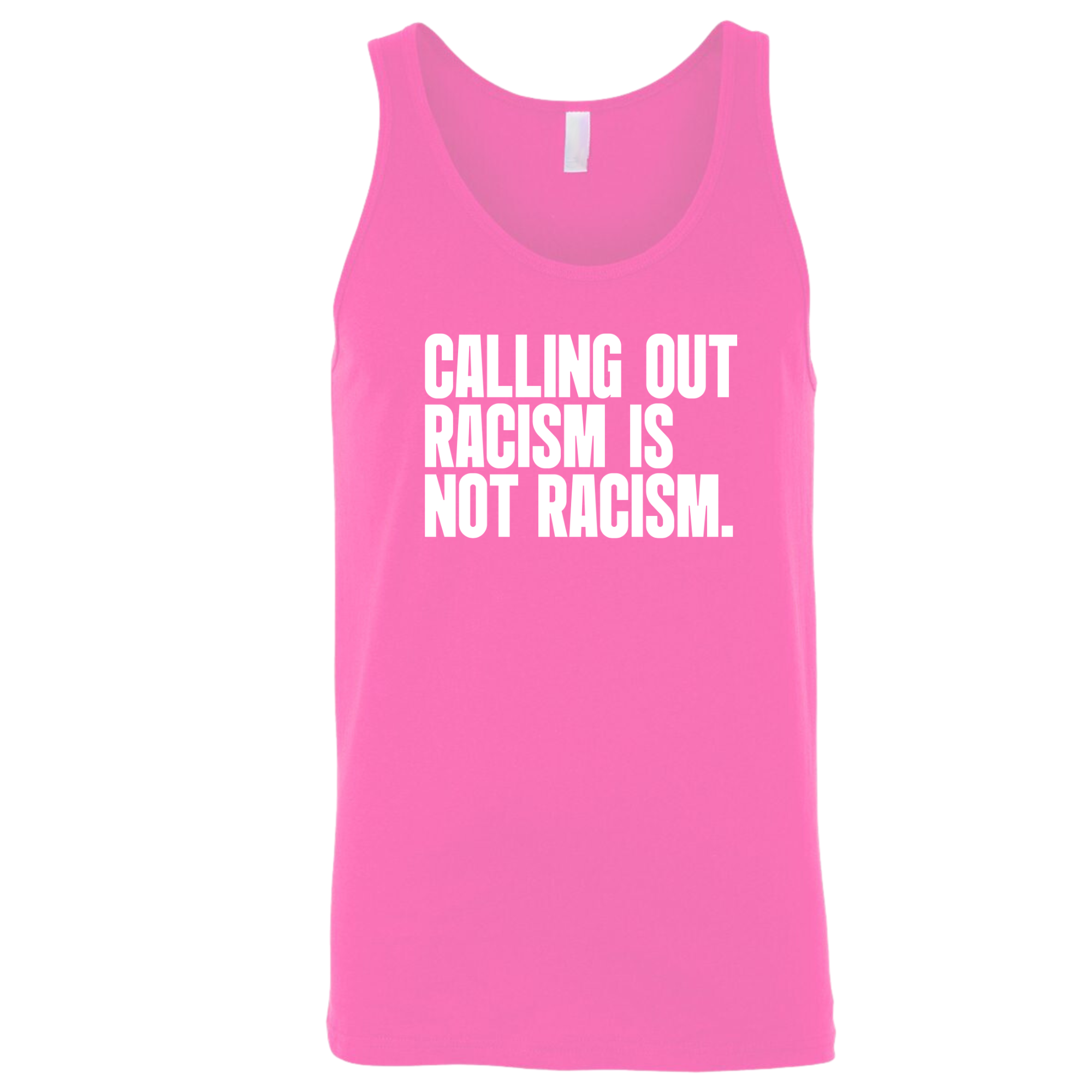 Calling Out Racism Is Not Racism Unisex Tank Top-T-Shirt-The Original God Ain't Petty But I Am