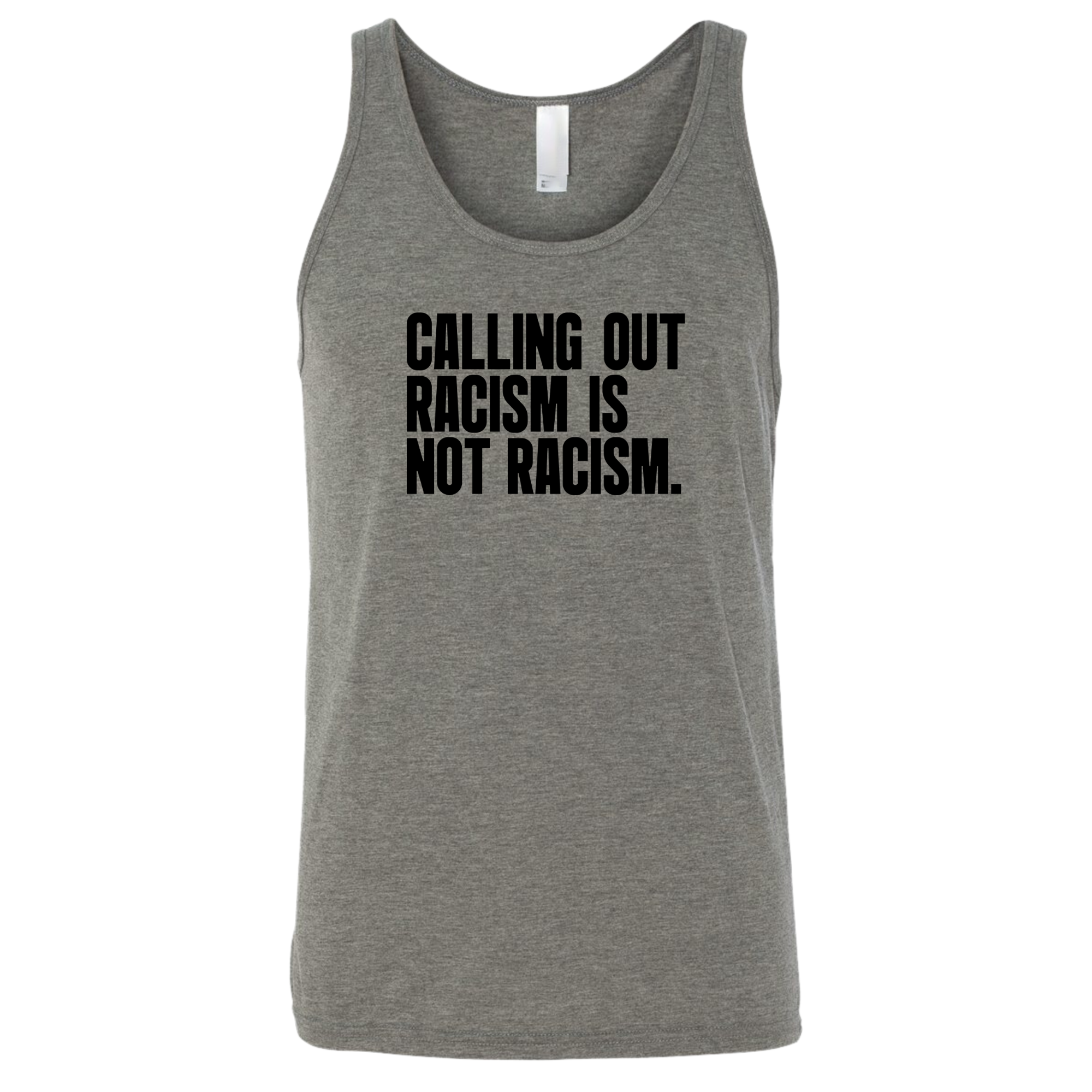 Calling Out Racism Is Not Racism Unisex Tank Top-T-Shirt-The Original God Ain't Petty But I Am