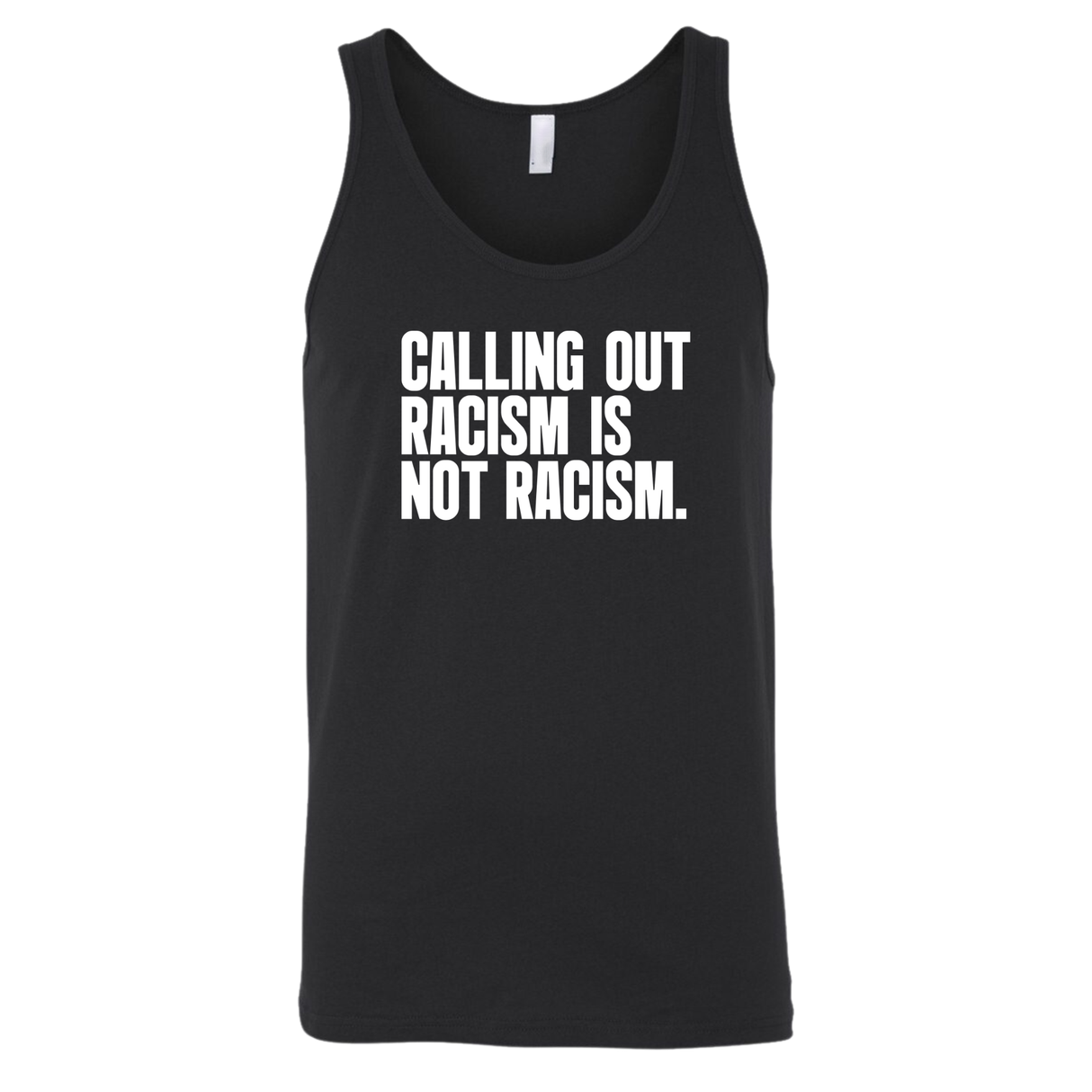 Calling Out Racism Is Not Racism Unisex Tank Top-T-Shirt-The Original God Ain't Petty But I Am