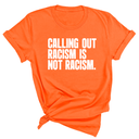 Calling Out Racism Is Not Racism Unisex Tee-T-Shirt-The Original God Ain't Petty But I Am