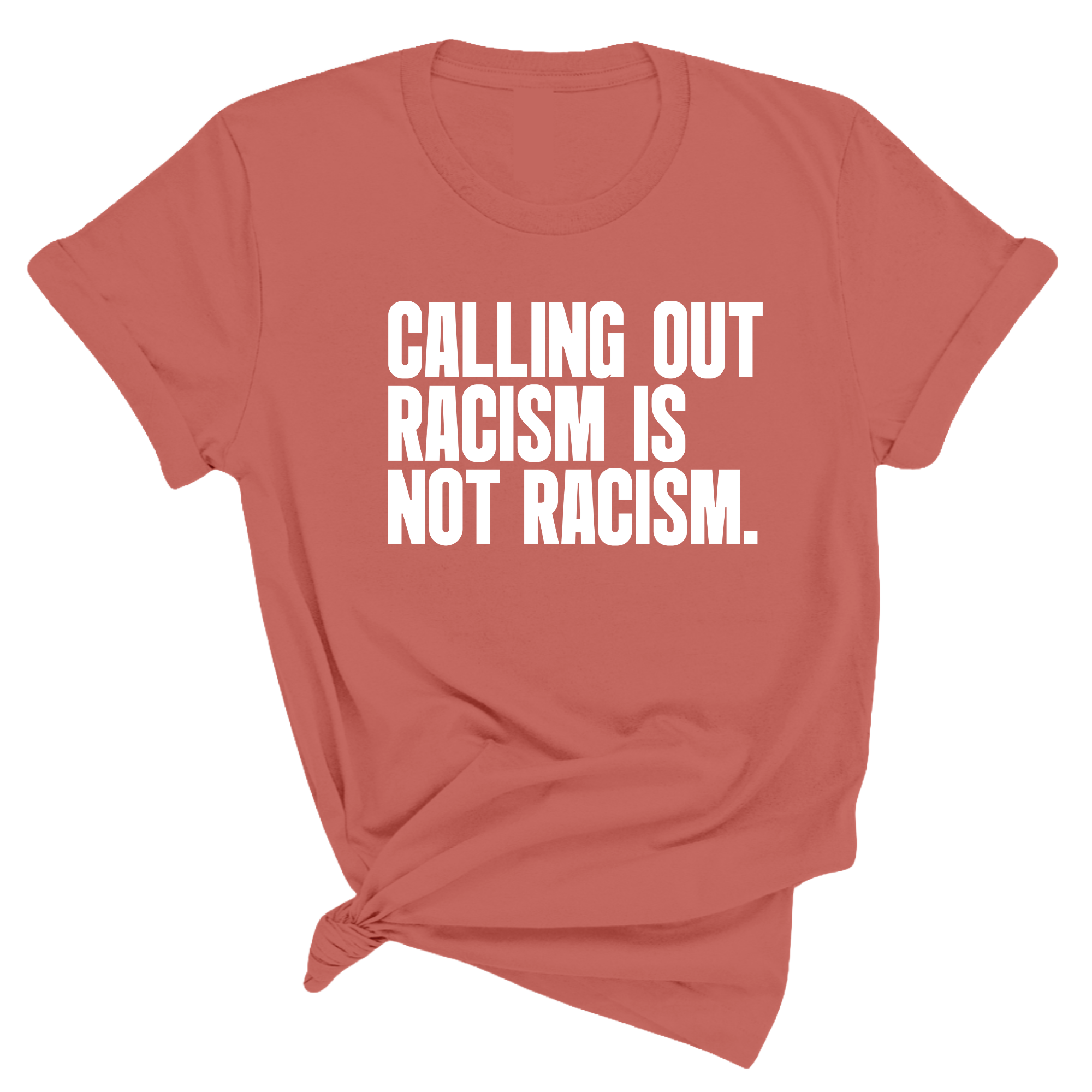 Calling Out Racism Is Not Racism Unisex Tee-T-Shirt-The Original God Ain't Petty But I Am