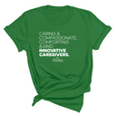 Caring Compassionate Comforting and Kind Unisex Tee (ISS) (CUSTOMS)-CUSTOMS-The Original God Ain't Petty But I Am