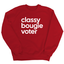 Classy Bougie Voter Unisex Sweatshirt-Sweatshirt-The Original God Ain't Petty But I Am