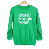 Classy Bougie Voter Unisex Sweatshirt-Sweatshirt-The Original God Ain't Petty But I Am