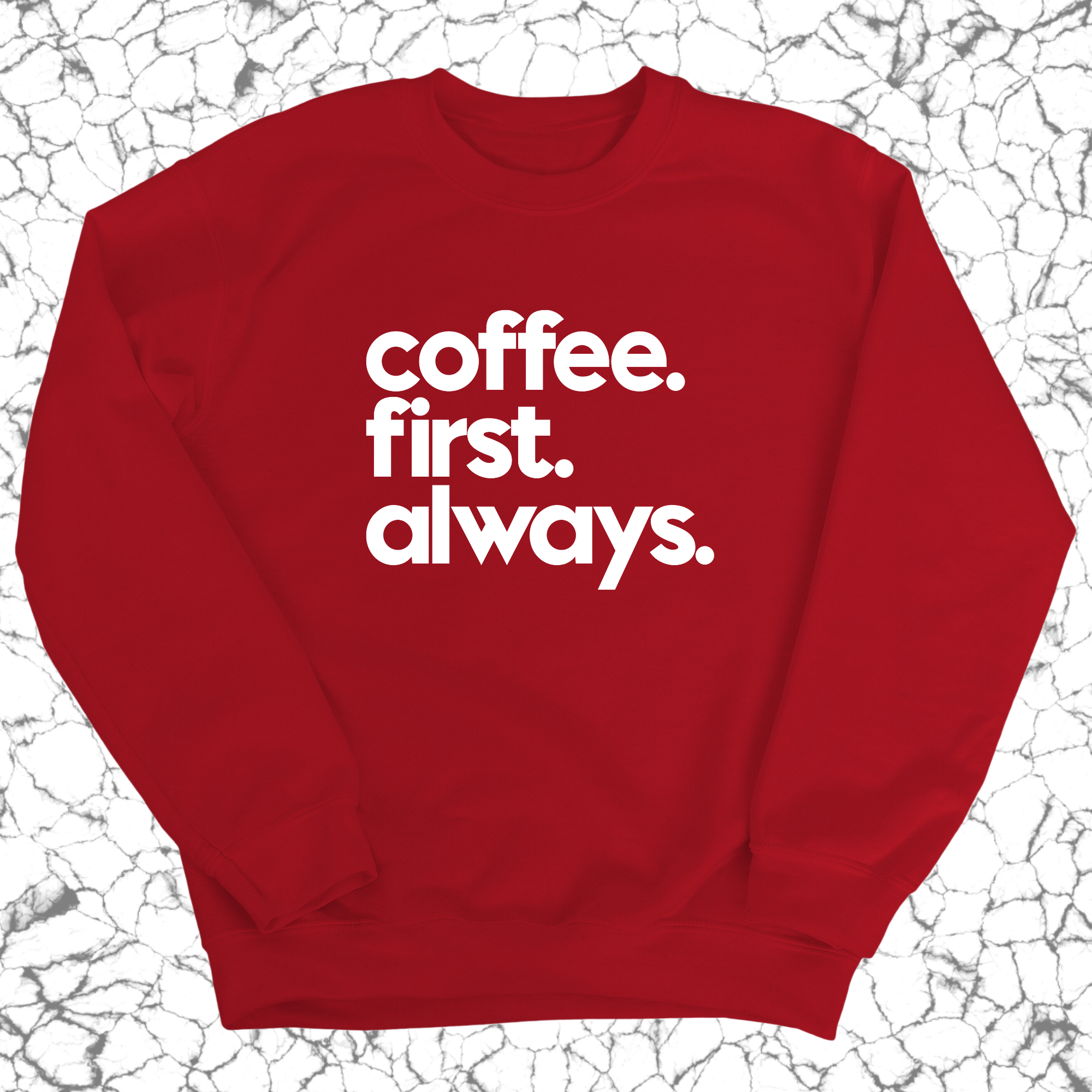 Coffee First Petty Later Unisex Sweatshirt-Sweatshirt-The Original God Ain't Petty But I Am