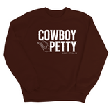 Cowboy Petty Unisex Sweatshirt-Sweatshirt-The Original God Ain't Petty But I Am