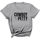 Cowboy Petty Unisex Tee-T-Shirt-The Original God Ain't Petty But I Am
