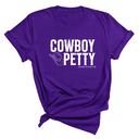 Cowboy Petty Unisex Tee-T-Shirt-The Original God Ain't Petty But I Am