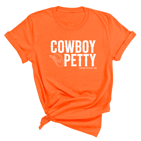 Cowboy Petty Unisex Tee-T-Shirt-The Original God Ain't Petty But I Am