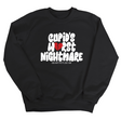 Cupid's Worst Nightmare Unisex Sweatshirt-Sweatshirt-The Original God Ain't Petty But I Am