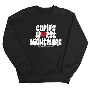 Cupid's Worst Nightmare Unisex Sweatshirt-Sweatshirt-The Original God Ain't Petty But I Am