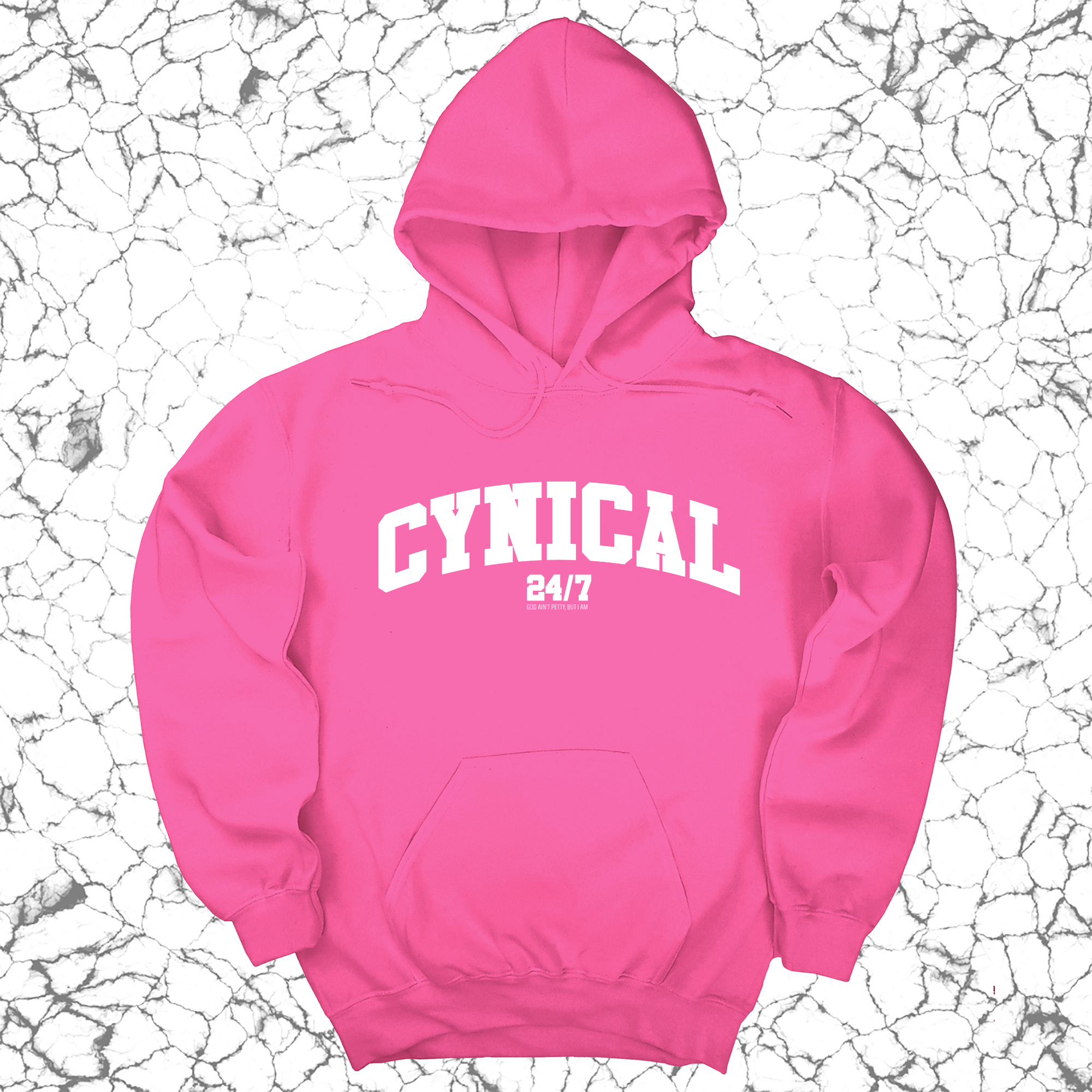 Cynical 24/7 Unisex Hoodie-Hoodie-The Original God Ain't Petty But I Am