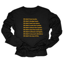 DEI Didn’t Do Any of This Long Sleeved Unisex Tee-Long Sleeved T-Shirt-The Original God Ain't Petty But I Am