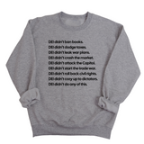 DEI Didn’t Do Any of This Unisex Sweatshirt-Sweatshirt-The Original God Ain't Petty But I Am